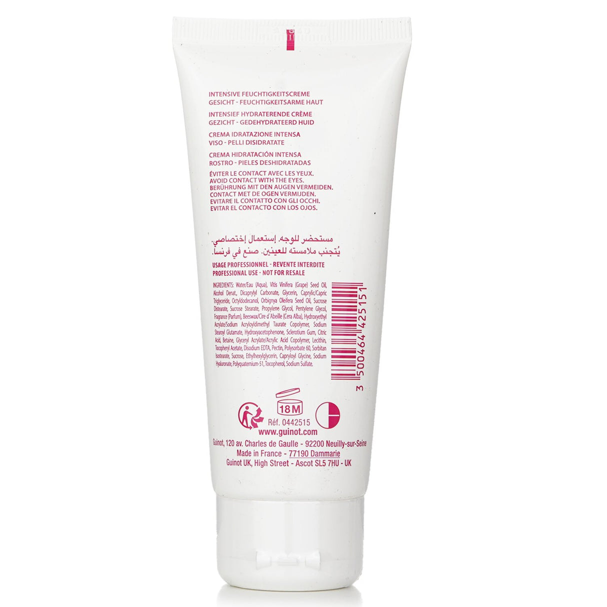 Guinot - Hydrazone Intense Moisturizing Rich Cream (For Dehydrated Skin) - 100m