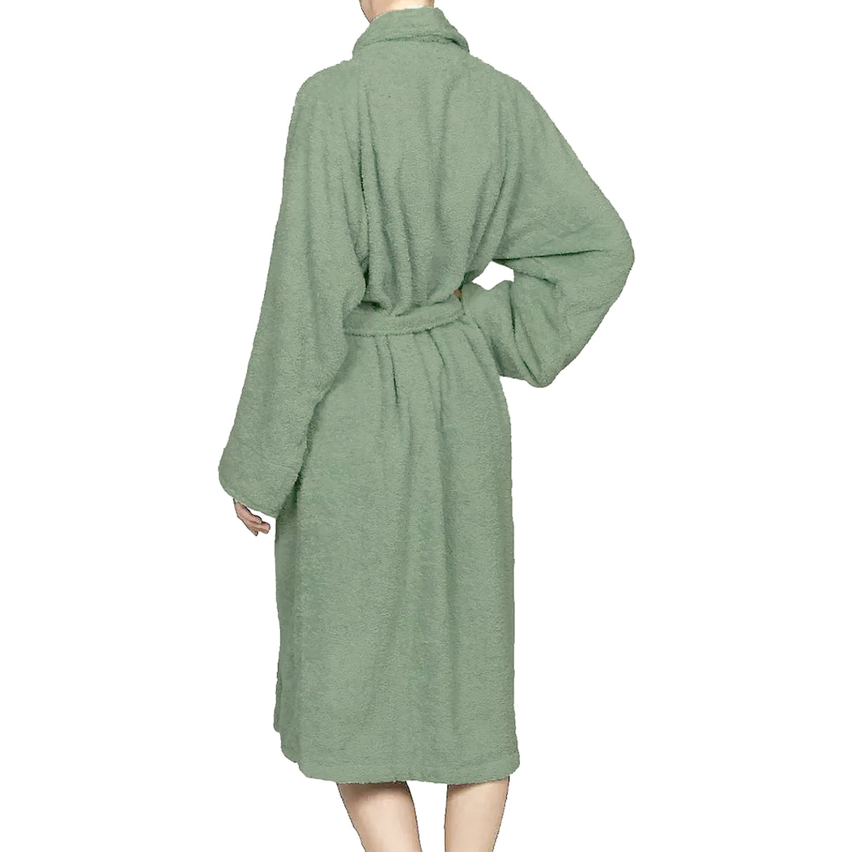 Chalet Quick Dry Terry Cotton Bath Robes Large/ Xtra Large Eucalyptus