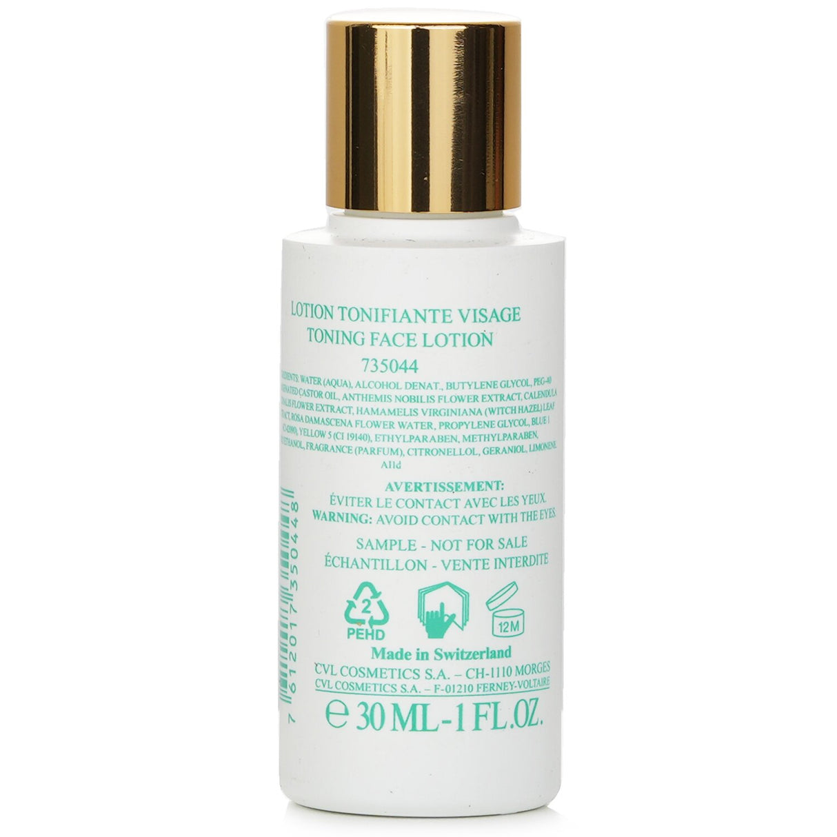 Travel-sized Valmont Vital Falls toner (30ml) revitalizes, purifies, and hydrates all skin types with premium botanical extracts.