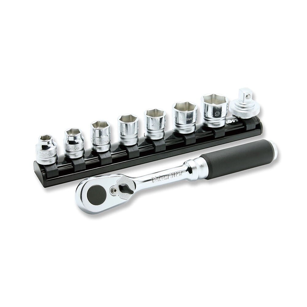 Koken 3285ZE 3/8"Dr 8 - 19mm 6 Point Z Series Socket Set 9pce