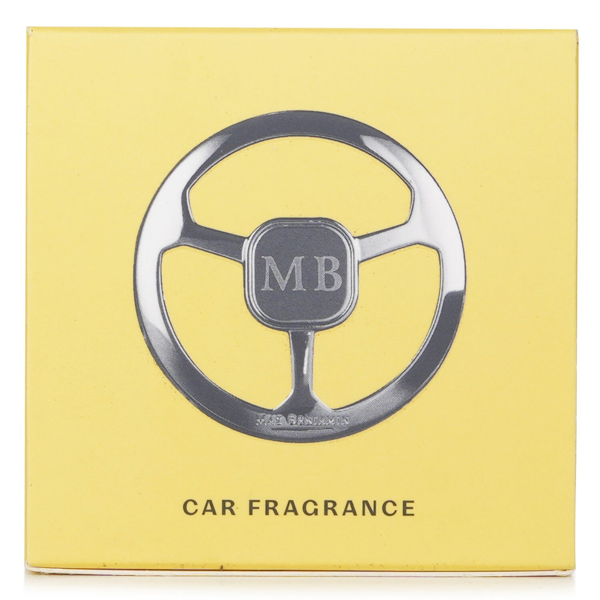 Vintage steering wheel-shaped air freshener with invigorating grapefruit and citrus notes, perfect for uplifting your drive.