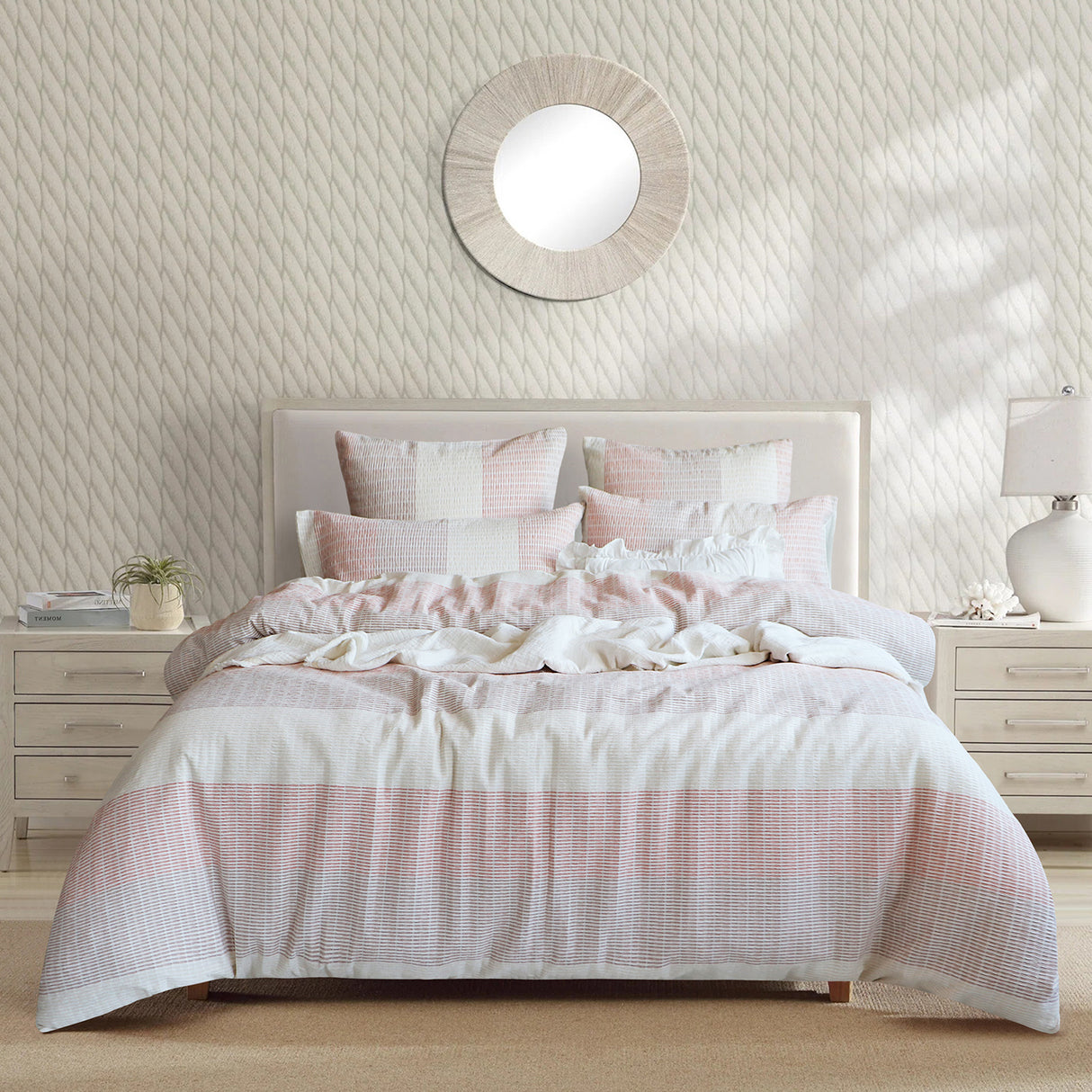 Renee Taylor Avalon Jacquard Quilt / Duvet Cover Set Queen