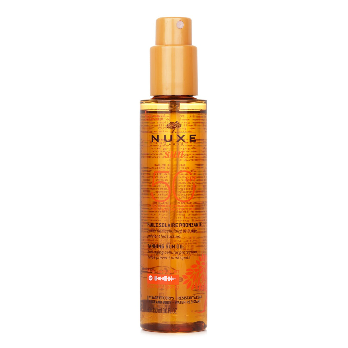 Nuxe - Sun Tanning Sun Oil High Protection SPF50 (For Face & Body) - 150ml/5oz