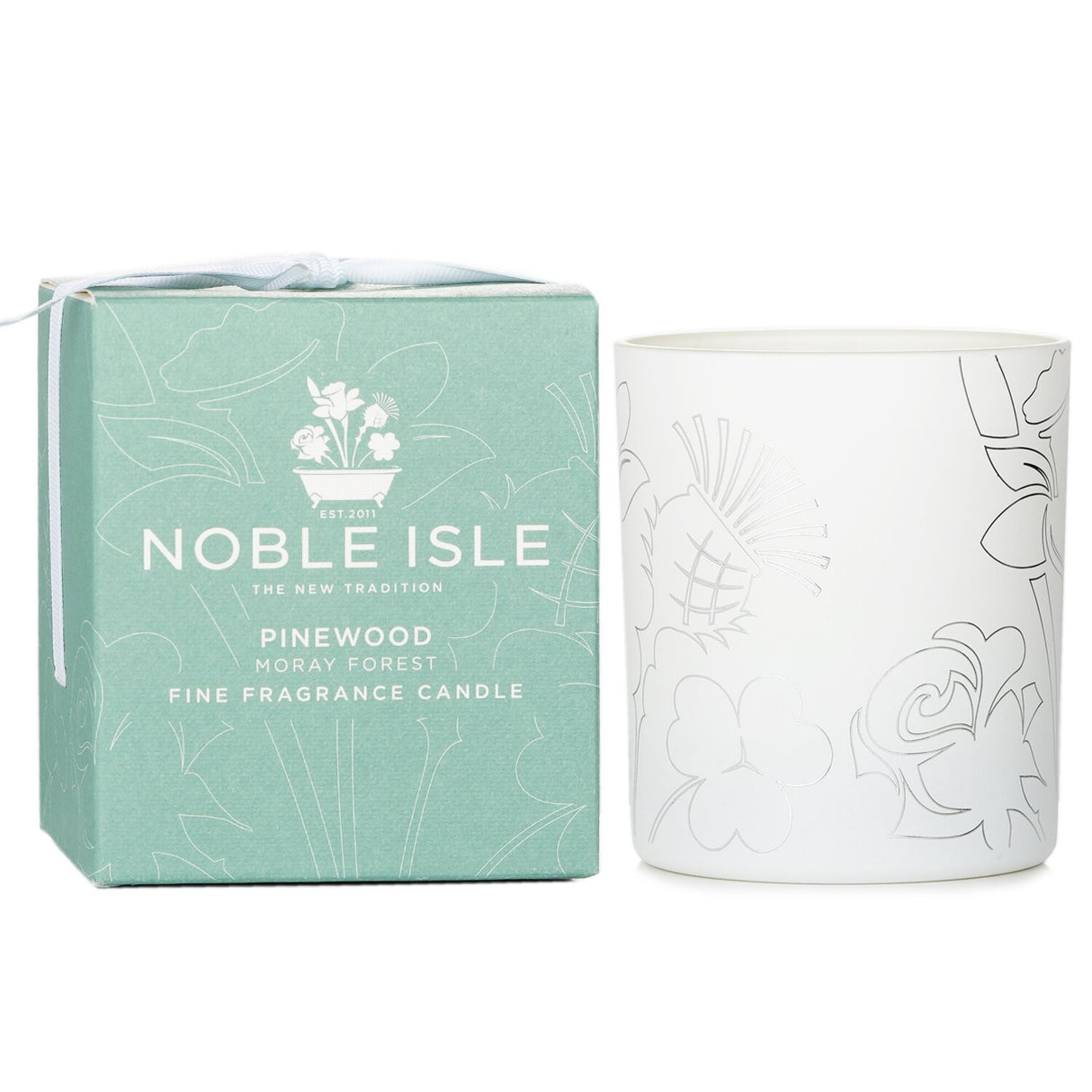 Luxury Pinewood candle in a 200g jar, exuding a warm, calming aroma perfect for relaxation and home decor.
