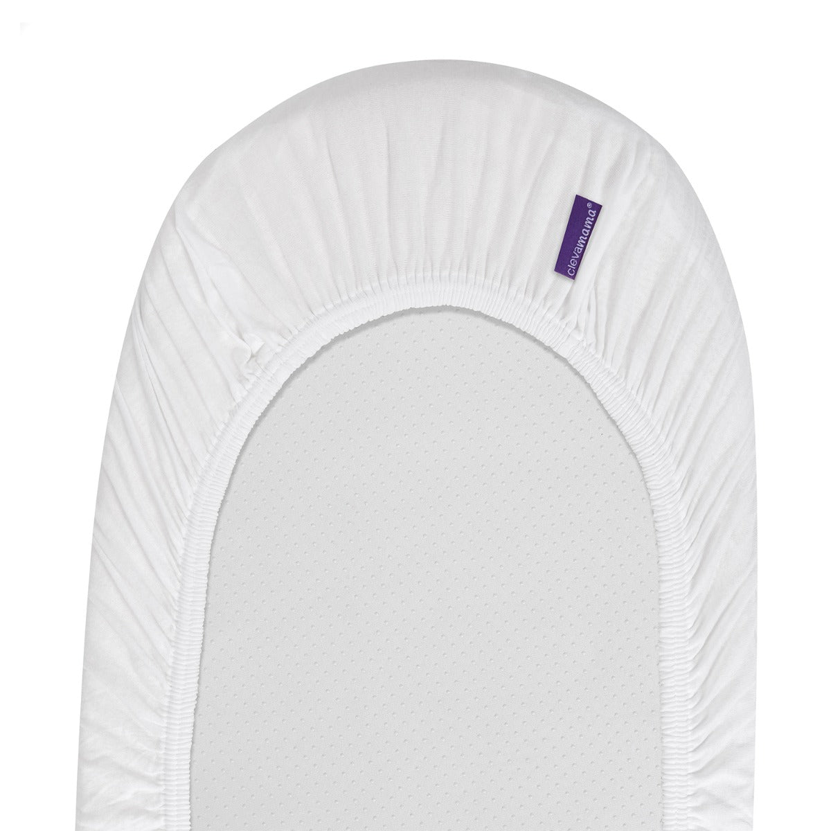 ClevaMama Jersey Cotton Fitted Sheets Moses & Pram 2pk 82 x 38cm