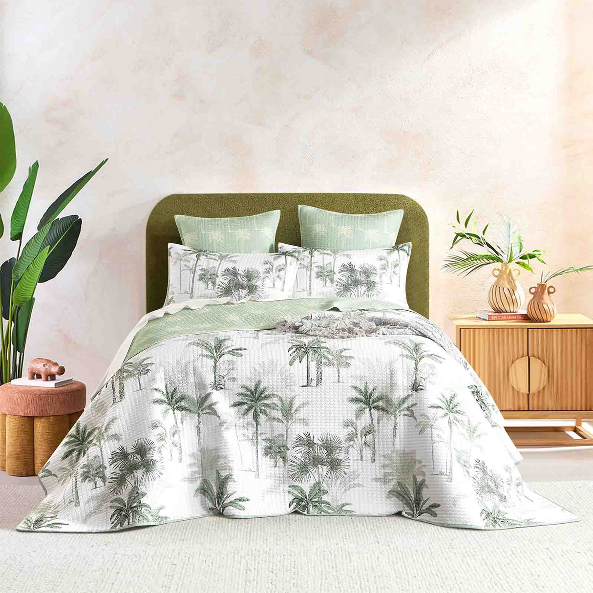 Renee Taylor Marbella Quilted Reversible Coverlet Set Super King