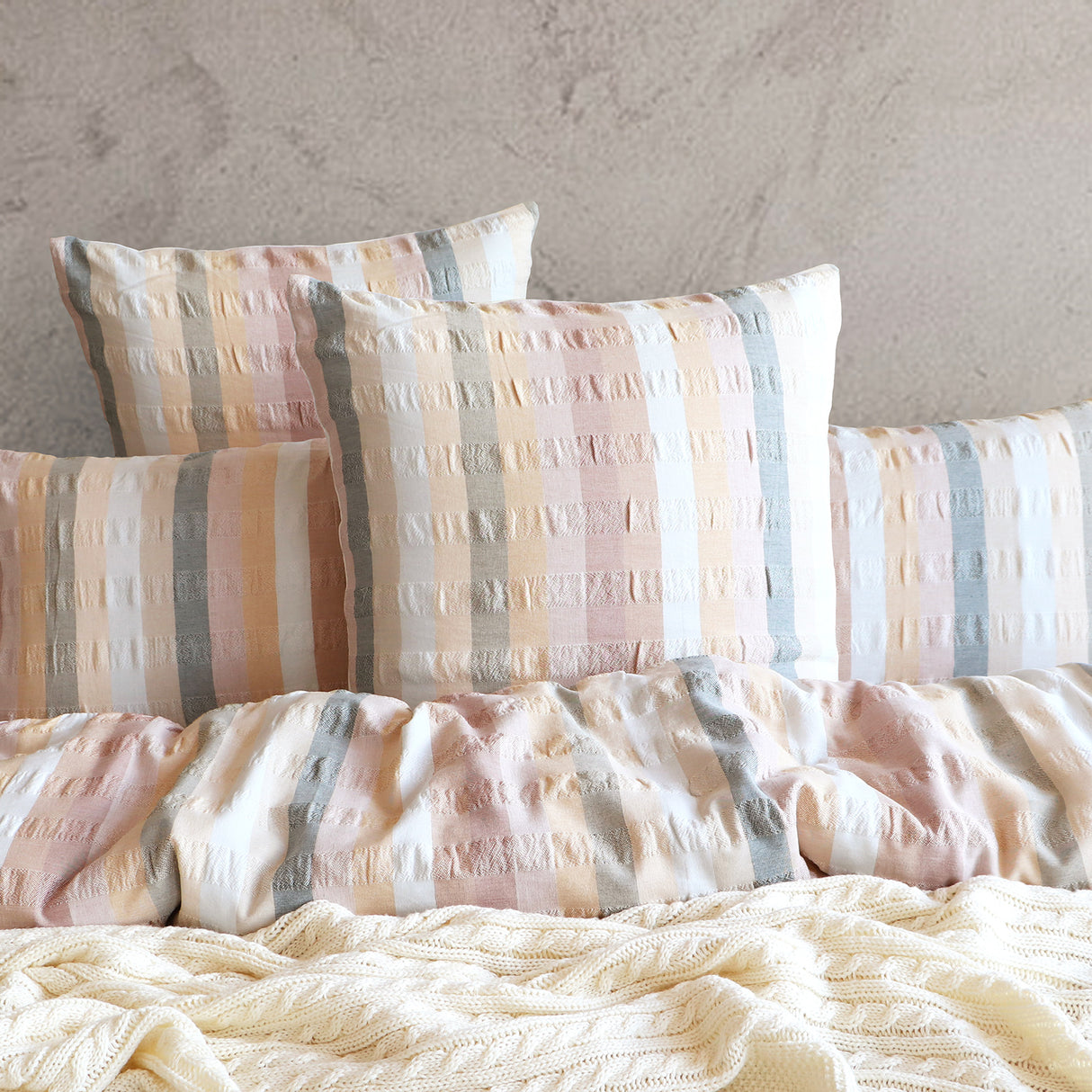 Renee Taylor Layla 100% Cotton Quilt Cover Set Queen