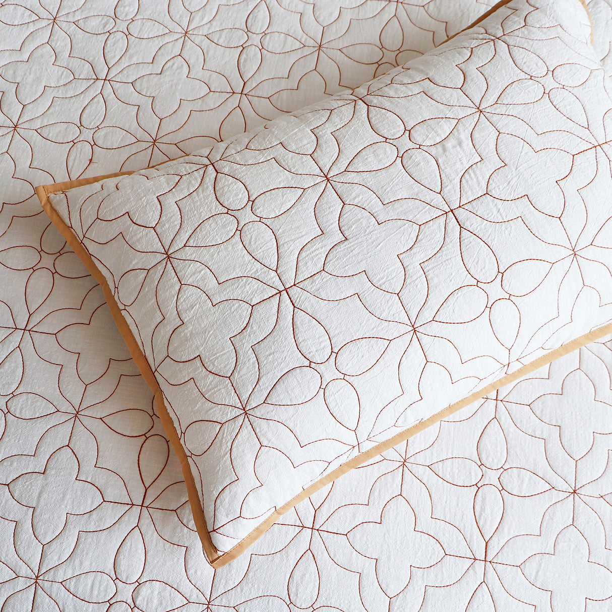 Renee Taylor Solaris Cotton Quilted Quilt Cover Set Double