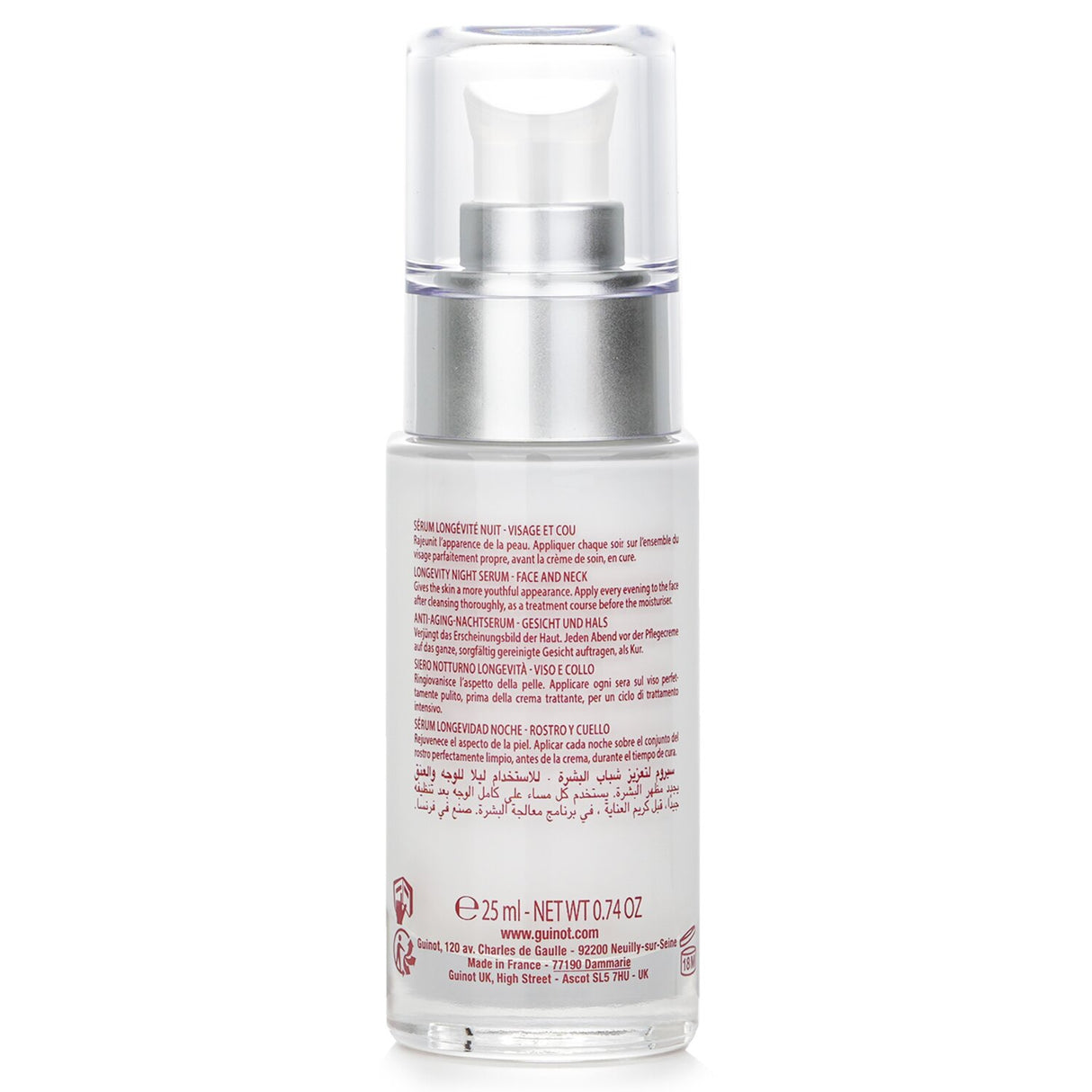 Guinot - Age Logic Serum Longevity Night Serum (Face and Neck) - 25ml/0.74oz