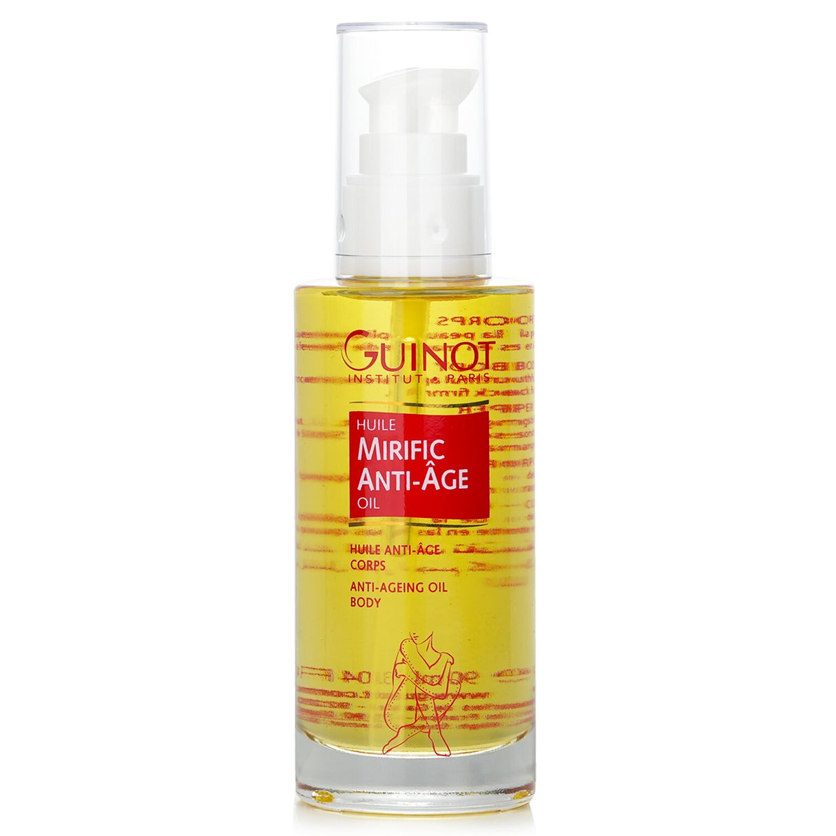 Luxurious anti-aging body oil with seaweed extract and precious oils for smooth, firm, and rejuvenated skin, 90ml bottle.