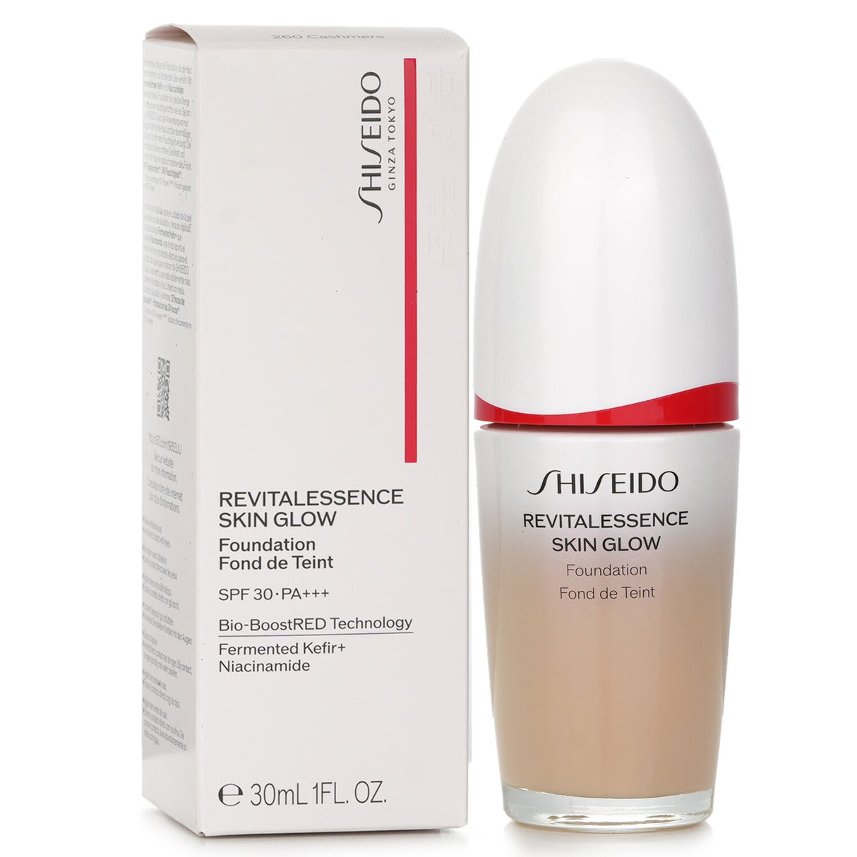 Shiseido - Revitalessence Skin Glow Foundation SPF 30 - # 260 Cashmere - 30ml/1