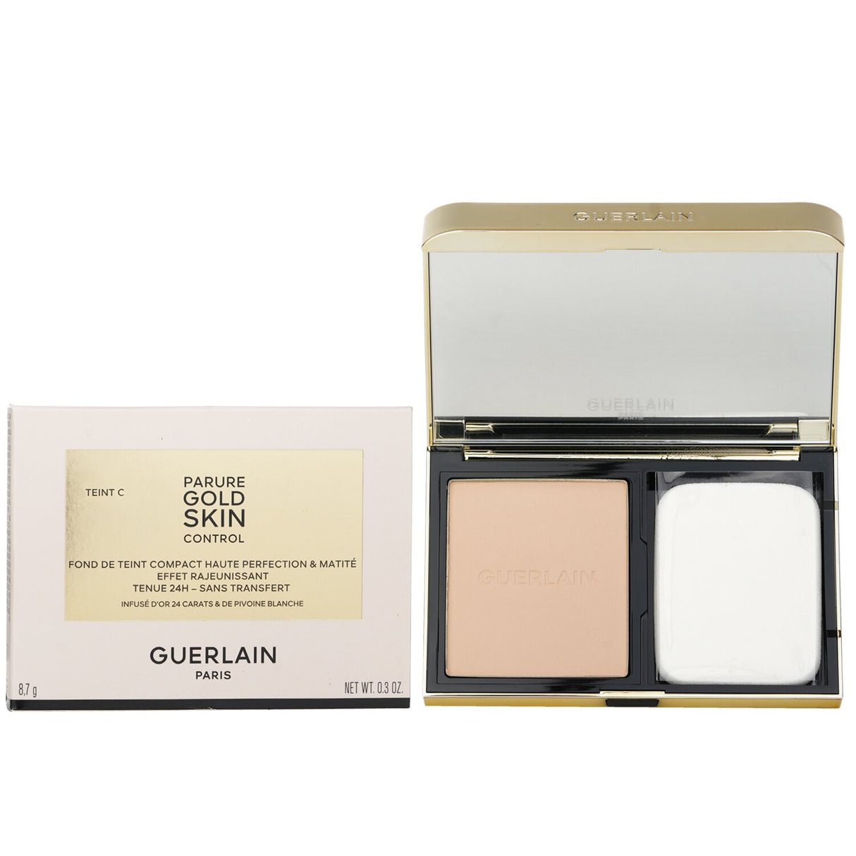 Guerlain Parure Gold Skin Control High Perfection Matte Compact Foundation - # 1