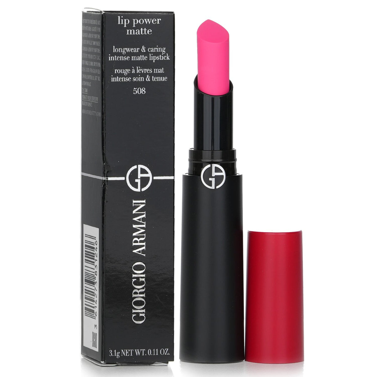 Giorgio Armani - Lip Power Matte Longwear & Caring Intense Matte Lipstick - # 50
