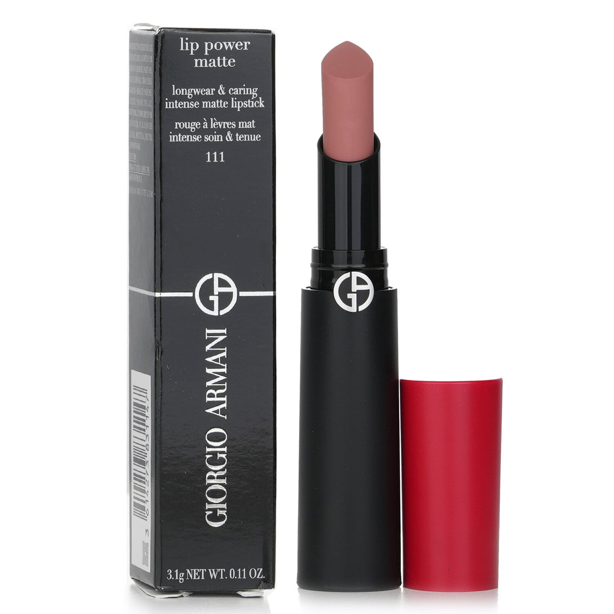 Giorgio Armani Lip Power Matte Longwear & Caring Intense Matte Lipstick - #