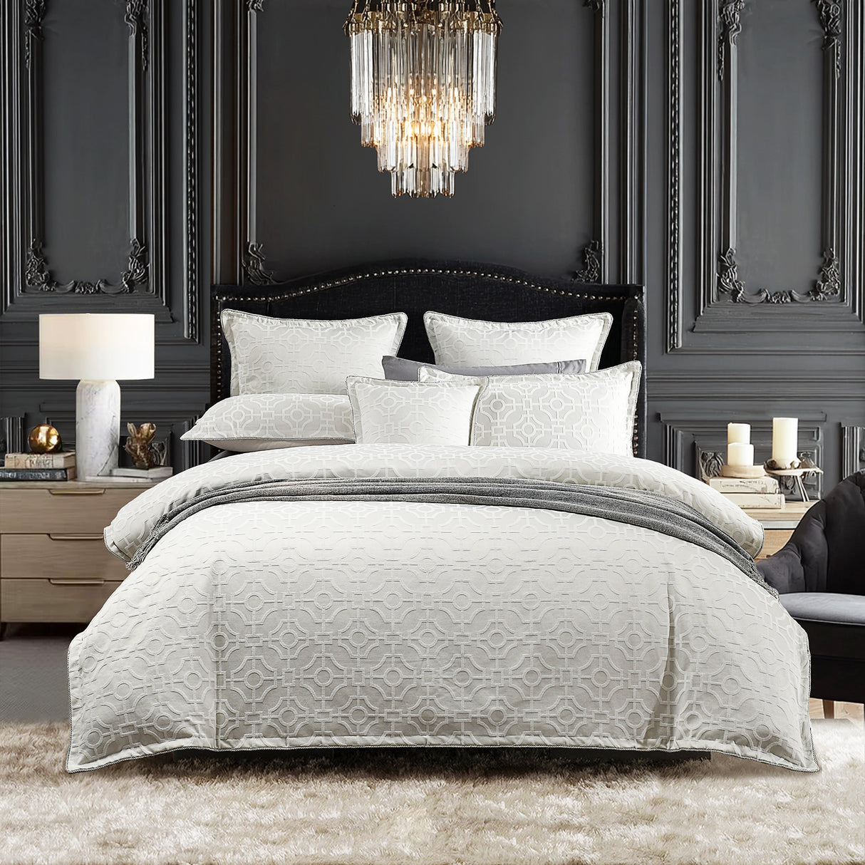 Renee Taylor Regalia Collection Balmoral Quilt Cover Set King
