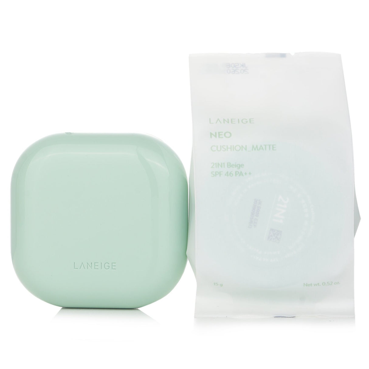 Laneige - Neo Cushion Matte SPF46 - # 21N1 Beige - 2x15g/1.05oz