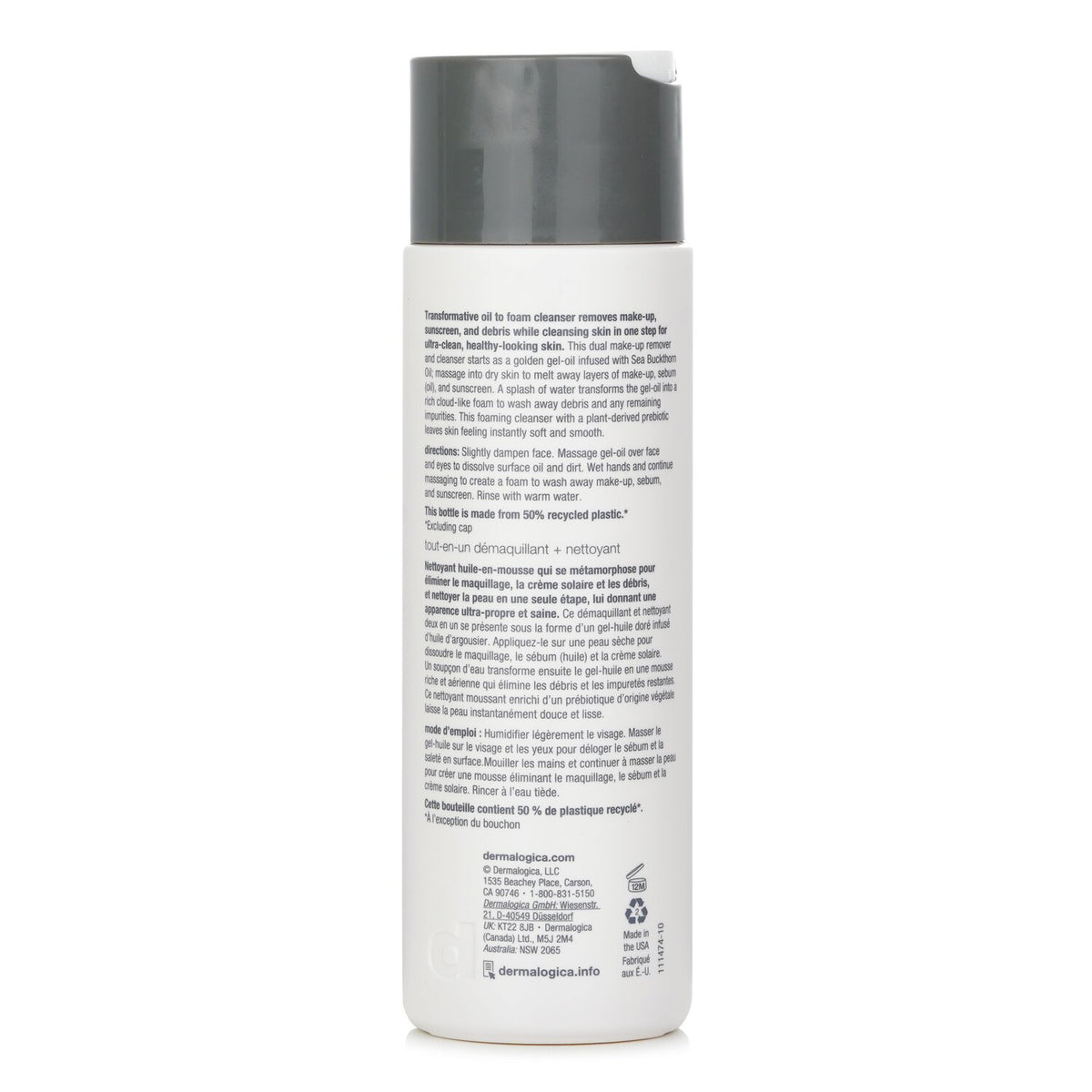 Dermalogica - Oil To Foam Total Cleanser - 250ml/8.4oz