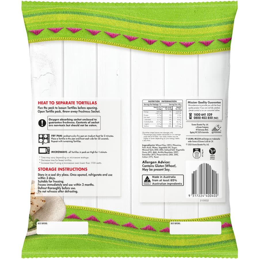 Mission Burrito Tortillas 12pack
