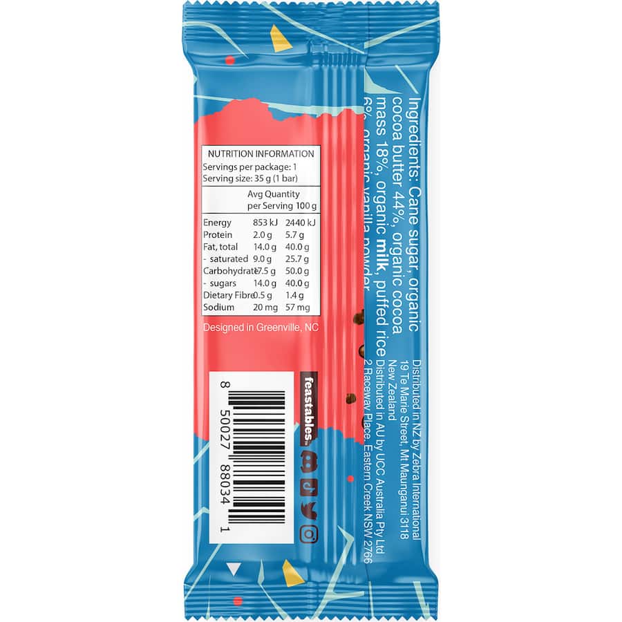 Feastables Mr Beast Chocolate Bar Crunch 35g