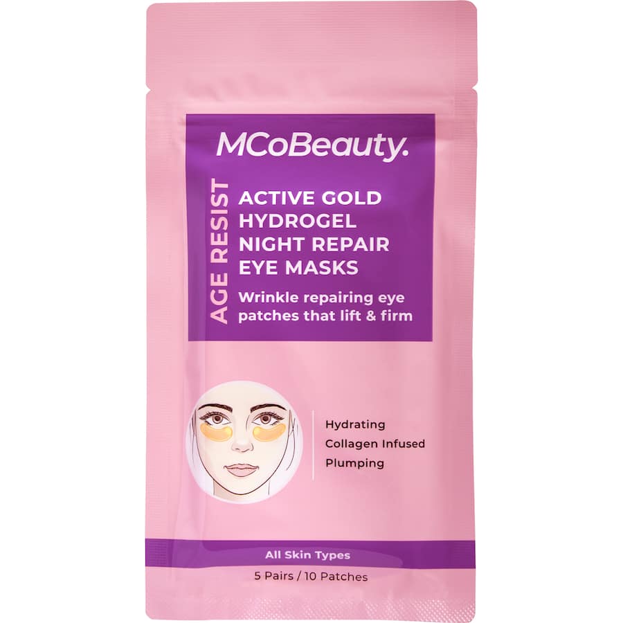 Mcobeauty Facial Mask Hydrogel Age Resist Patches 5pack