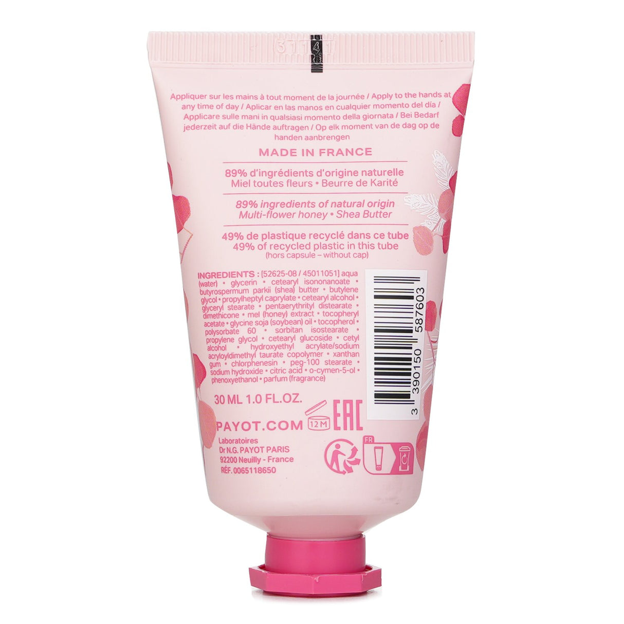 Payot - Rituel Douceur Velvety Nourishing Hand Cream - 30ml/1oz