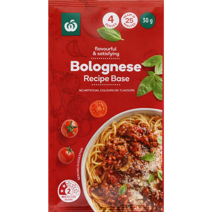 Woolworths Recipe Base Bolognese 30g