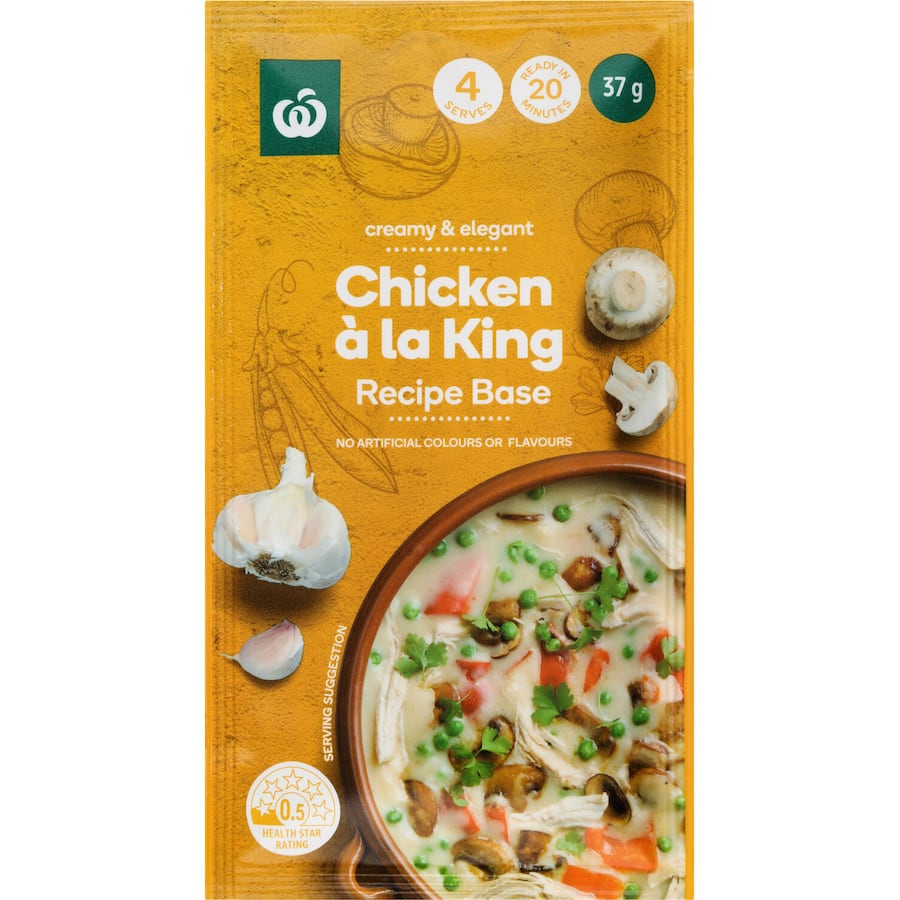Woolworths Recipe Base Chicken A La King 37g