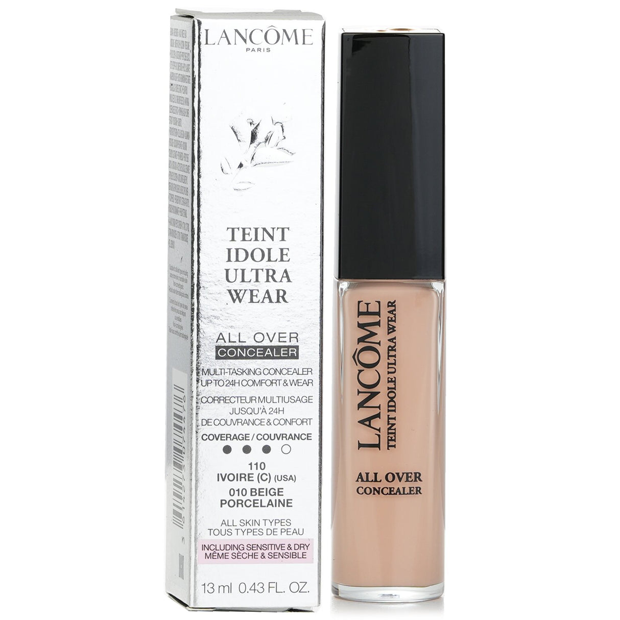 Lancome - Teint Idole Ultra Wear All Over Concealer - # 010 Beige Porcelain - 1