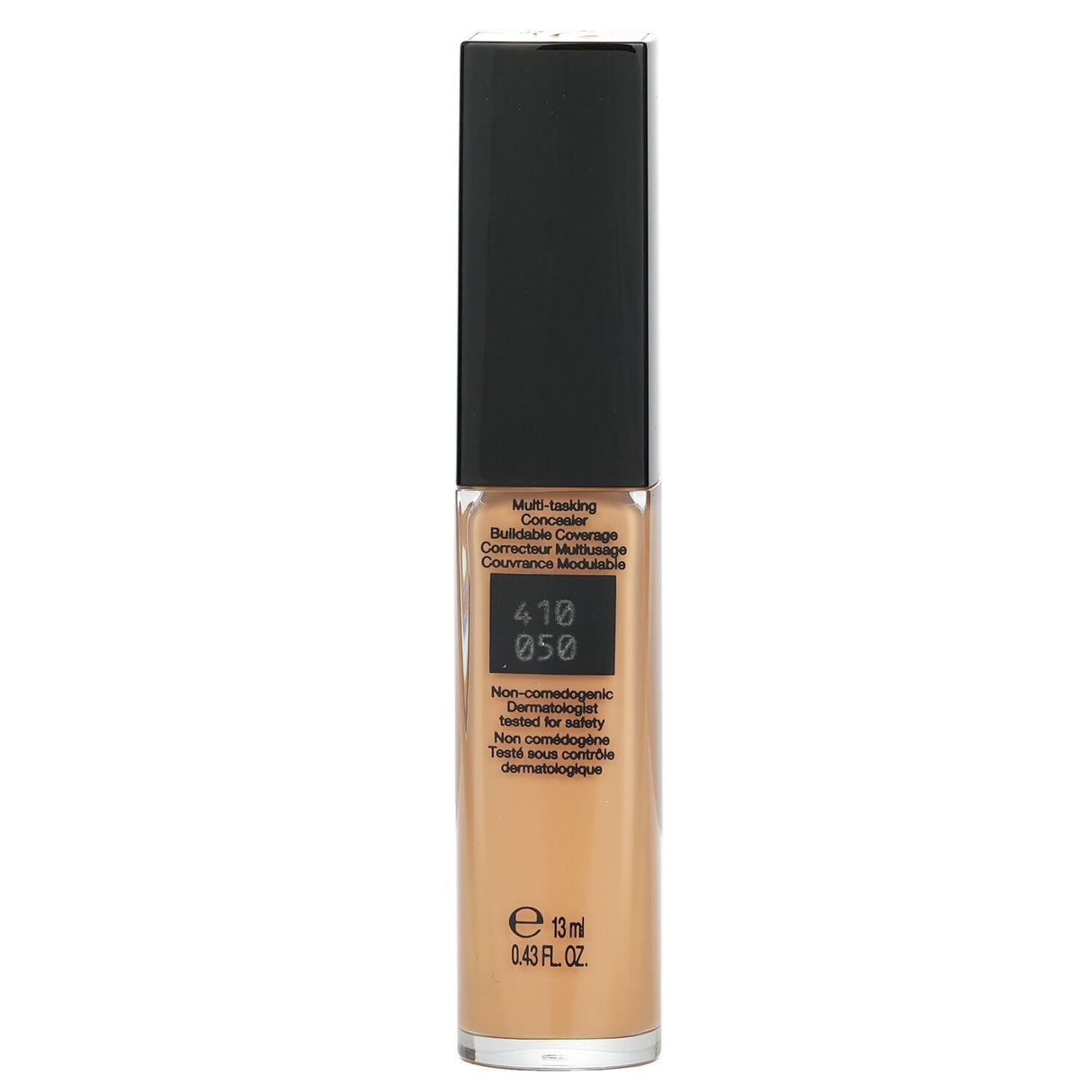 Lightweight Lancome concealer in #050 Beige Ambre, offers full coverage for dark circles and imperfections, ensuring a flawless look.