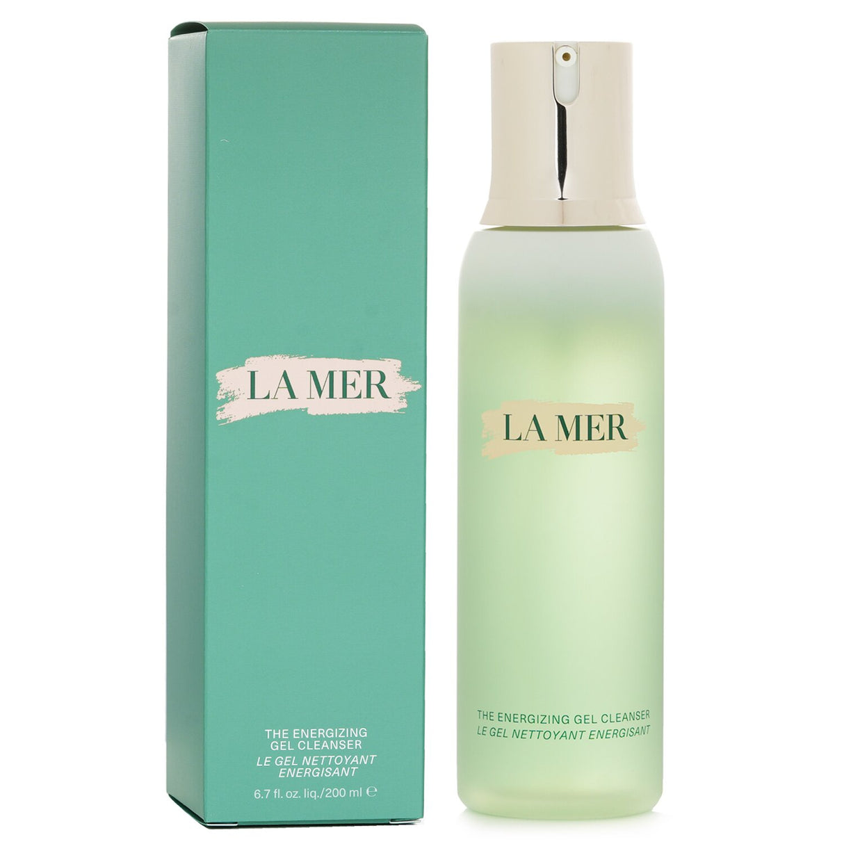 Energizing gel cleanser from La Mer, infused with Miracle Broth and Tourmaline for a refreshing, purifying skin routine.