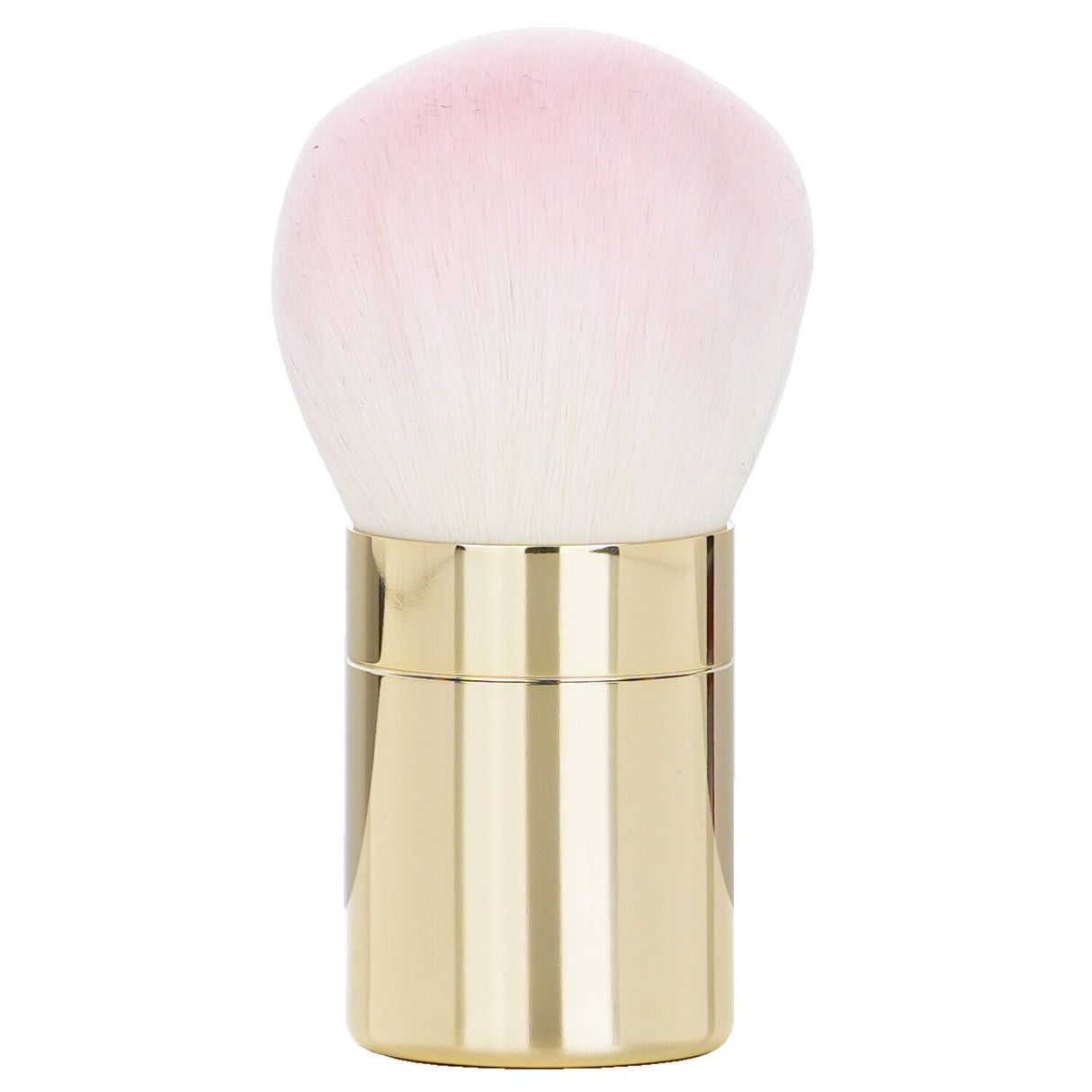 Guerlain Meteorites Powder Brush features soft synthetic bristles, a golden handle, and is perfect for flawless powder application.
