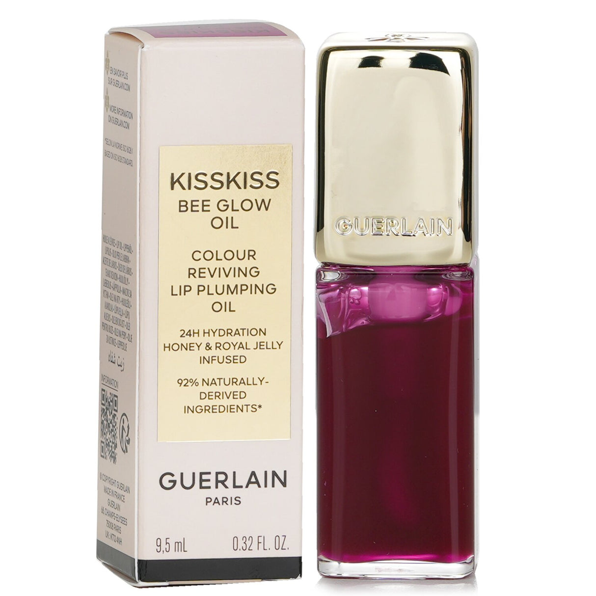 Guerlain - KissKiss Bee Glow Oil Colour Reviving Lip Plumping Oil - # 809 Lavend