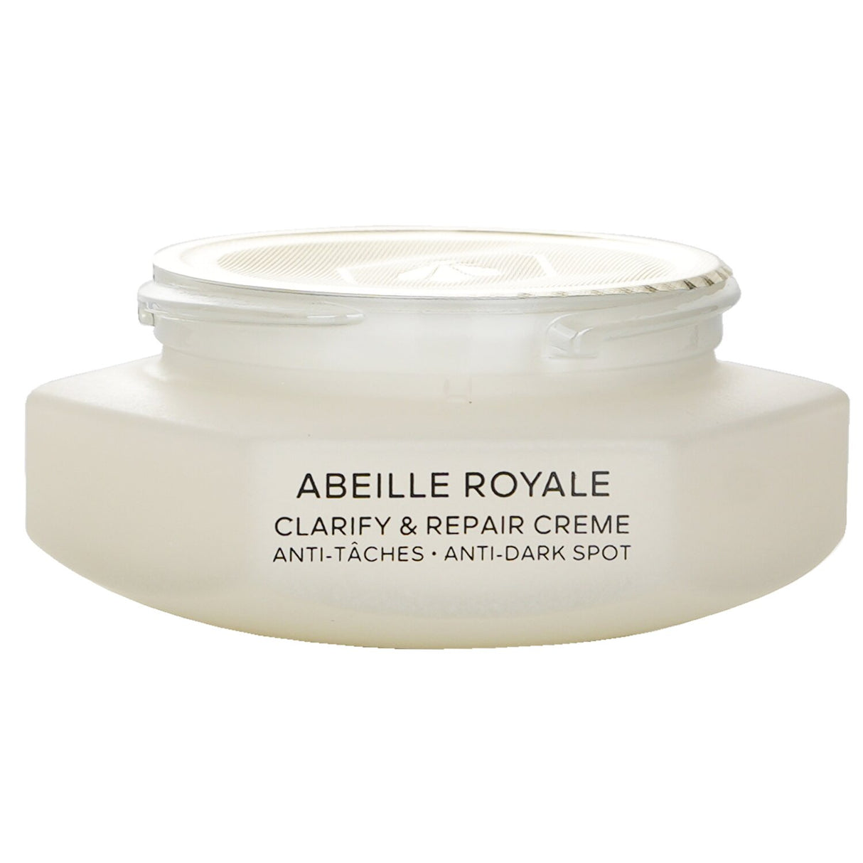 Luxurious anti-dark spot cream refill with bee products, vitamin C, and AHA for brighter, smoother skin.