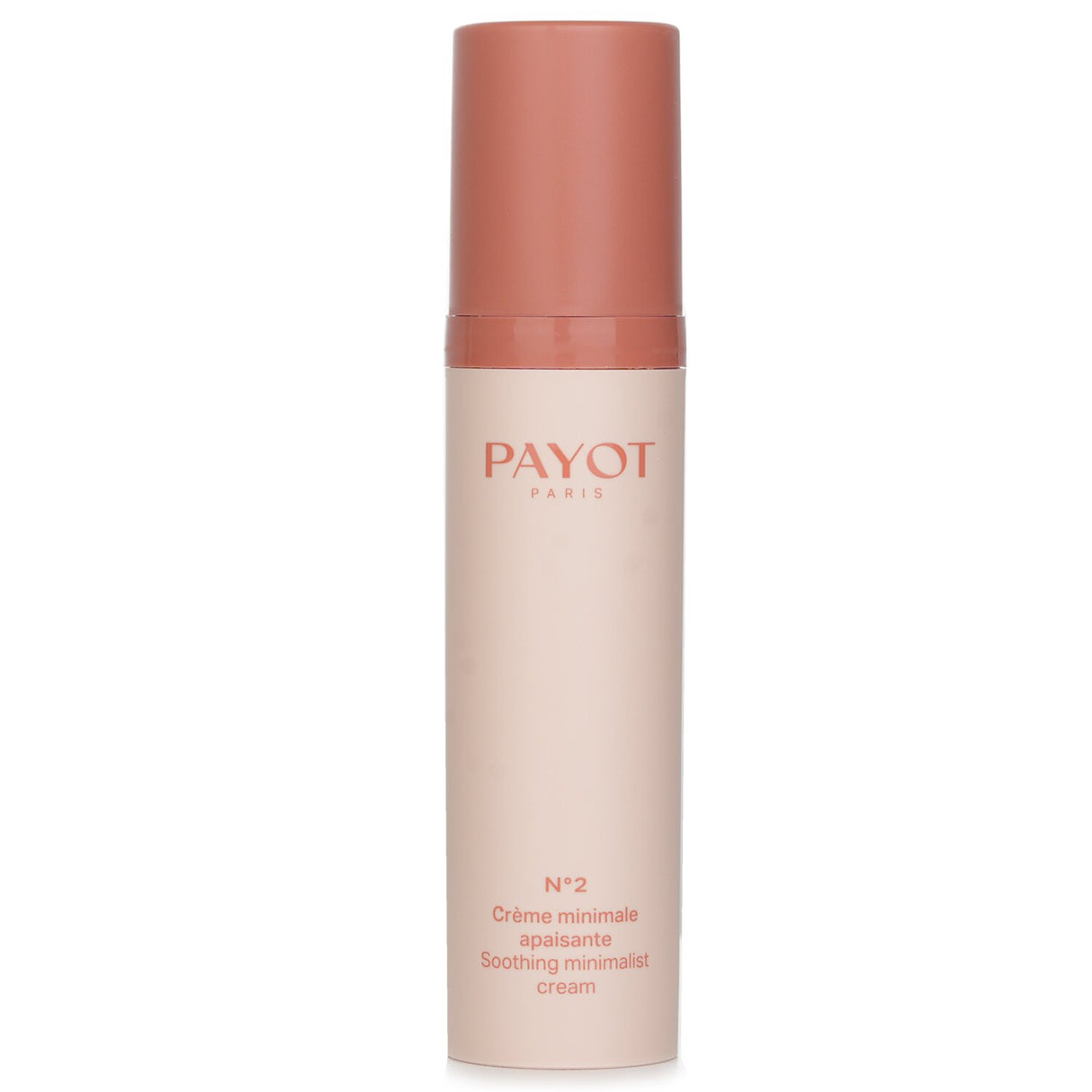 Payot N°2 Soothing Minimalist Cream in a 40ml jar, designed for sensitive skin to soothe irritation and redness.