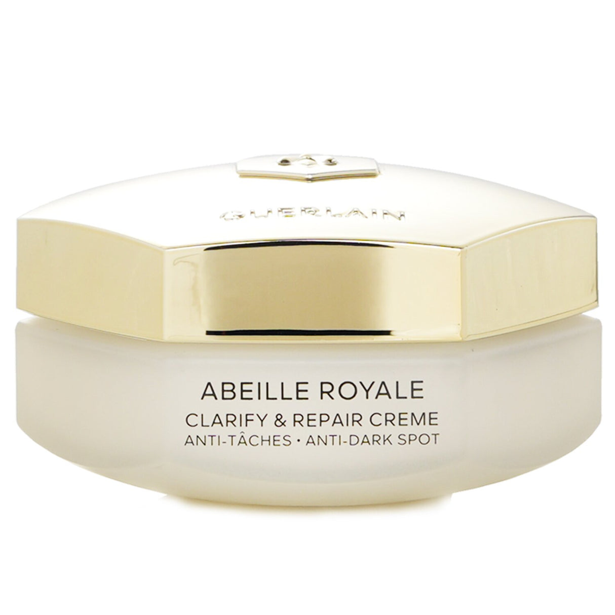 Guerlain Abeille Royale Clarify & Repair Cream in a 50ml jar, targeting dark spots and wrinkles for youthful, radiant skin.