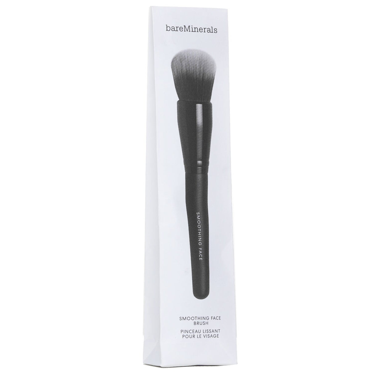 Dome-shaped BareMinerals Smoothing Face Brush for flawless, natural makeup application with expert blending control.