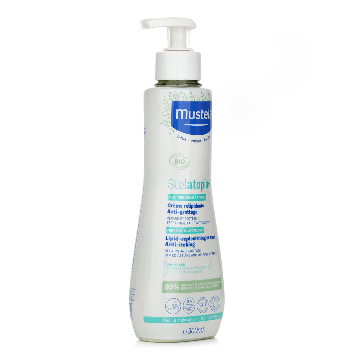 Mustela - Stelatopia+ Lipid Replenishing Cream - 300ml