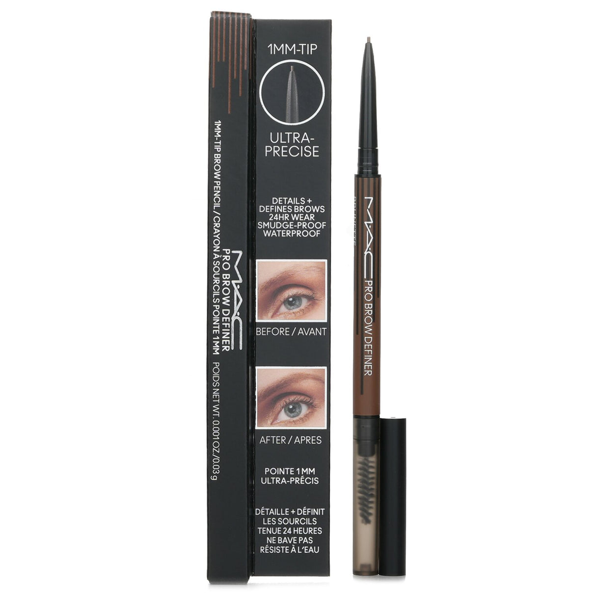 MAC - Pro Brow Definer 1MM Tip Brow Pencil - # Brunette - 0.03g