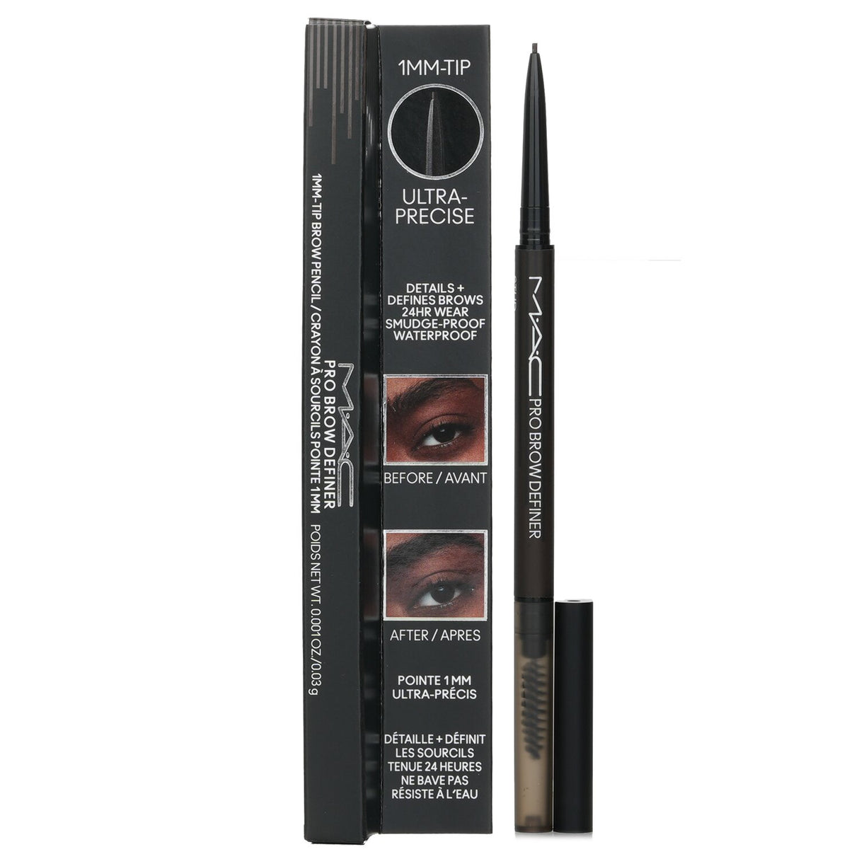MAC - Pro Brow Definer 1MM Tip Brow Pencil - # Stud - 0.03g