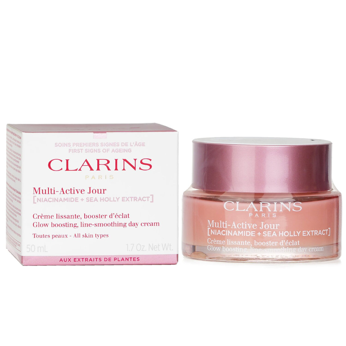 Clarins - Multi-Active Jour ( Niacinamide + Sea Holly Extract) Glow Boosting Lin