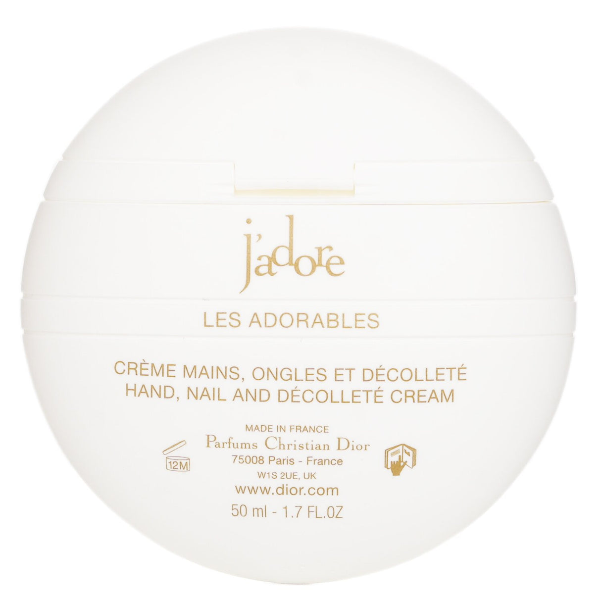 Christian Dior J'adore Les Adorables Hand, Nail And Decollete Cream 50ml