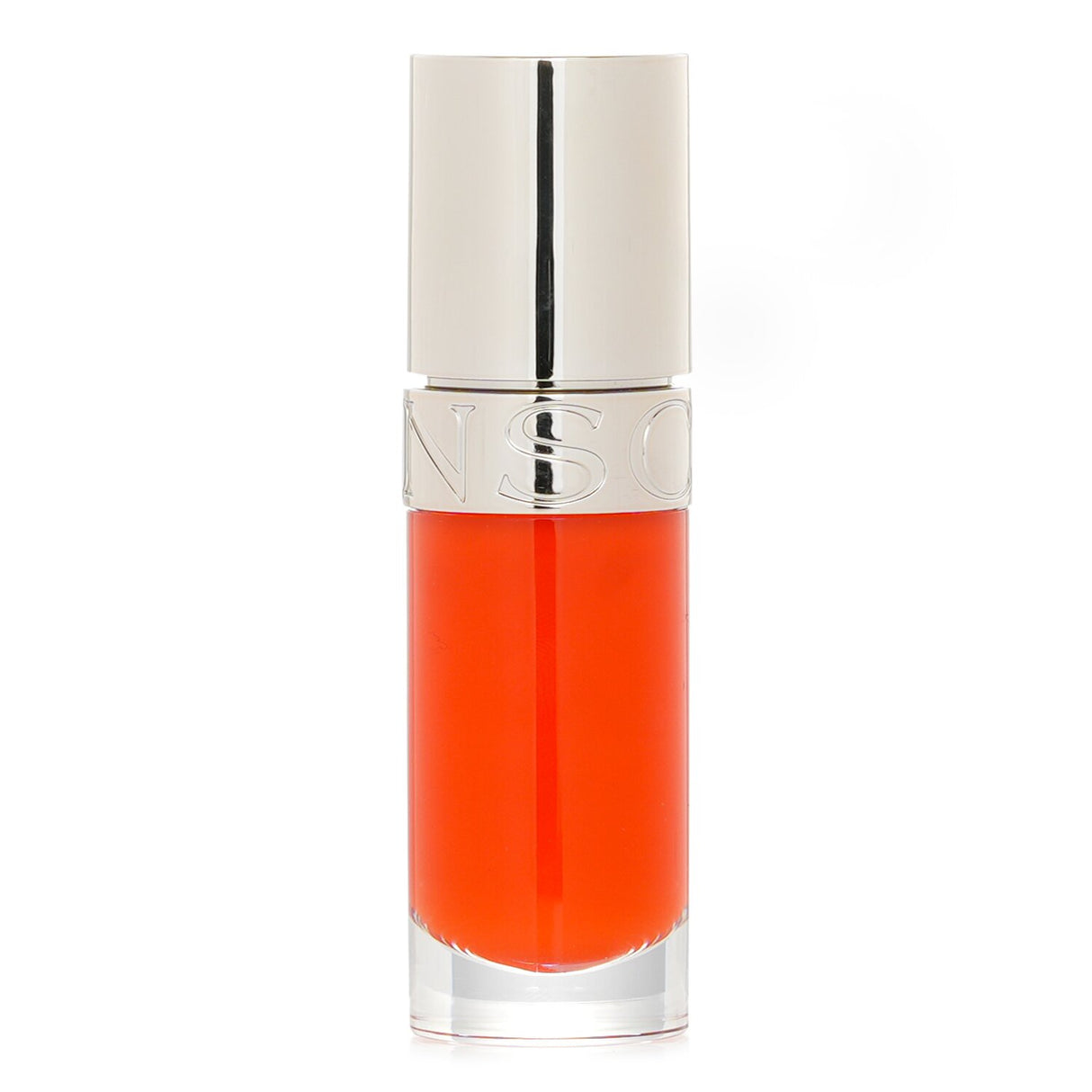 Clarins Lip Comfort Oil in #22 Daring Orange, a nourishing lip oil for hydration and vibrant shine with natural ingredients.