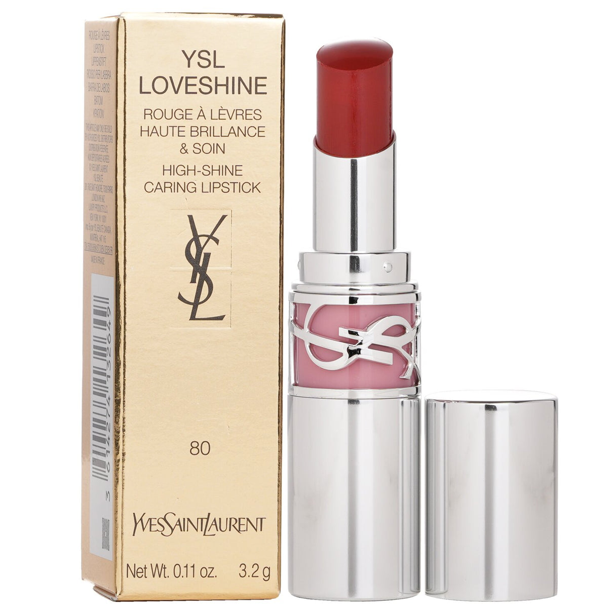 Yves Saint Laurent - YSL Loveshine Lipstick - # 80 Glowing Lava - 3.2g