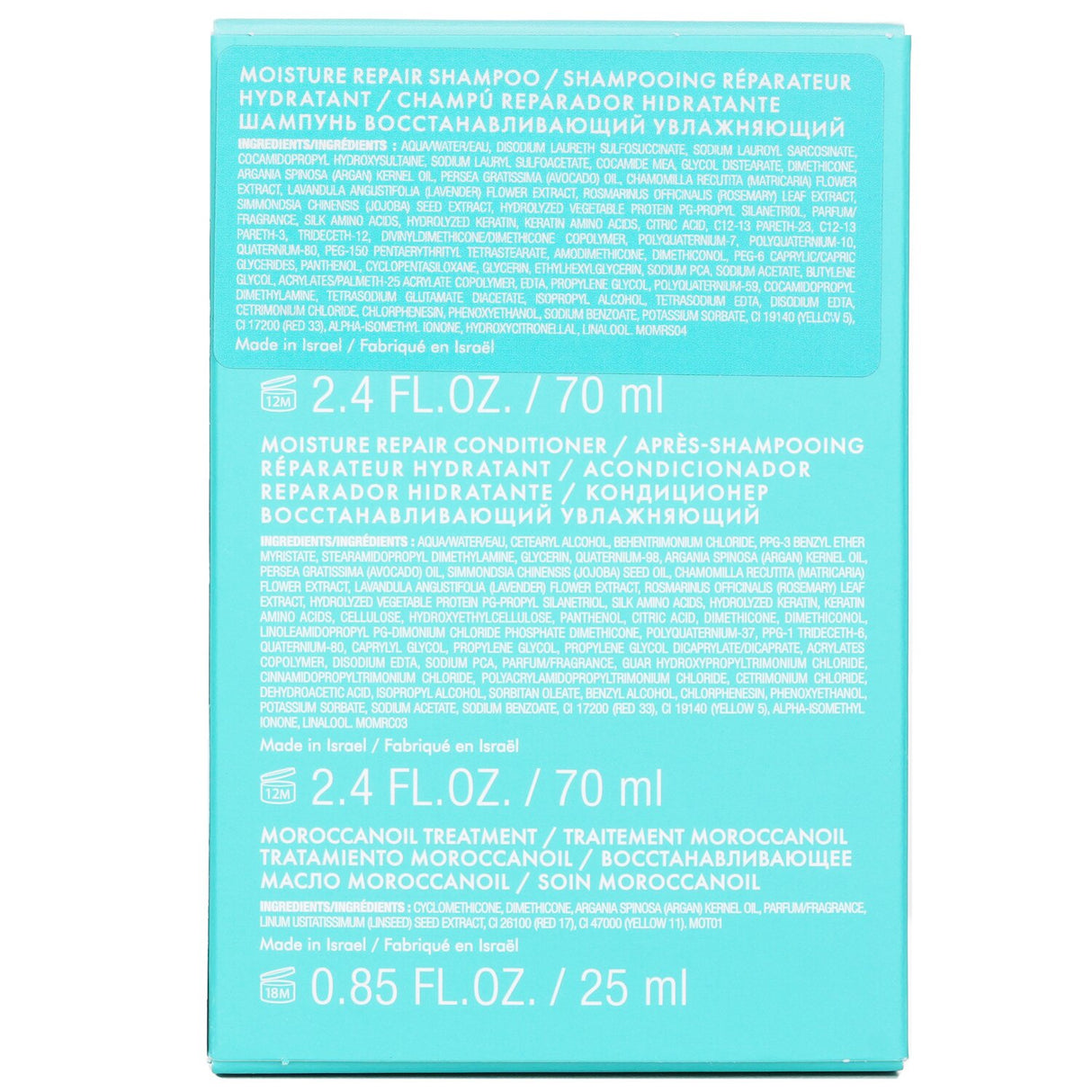 Moroccanoil - Repair & Moisture Trio Set - 3pcs