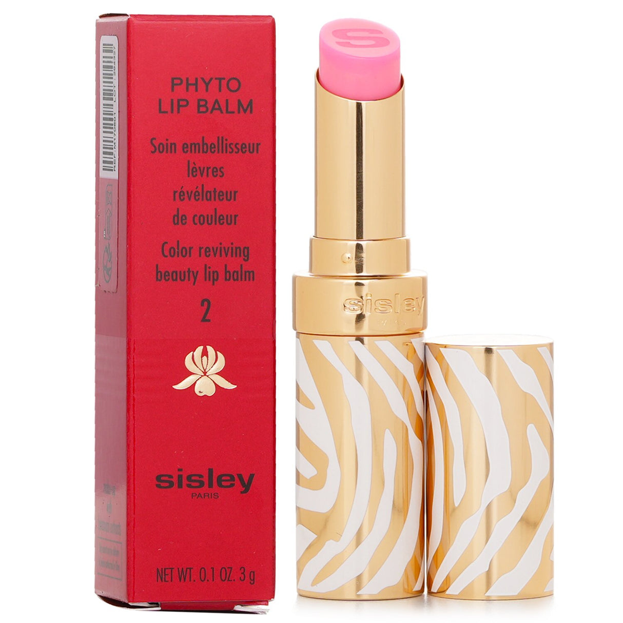 Sisley - Phyto Color Reviving Beauty Lip Balm - # 2 Pink Glow - 3g/0.1oz