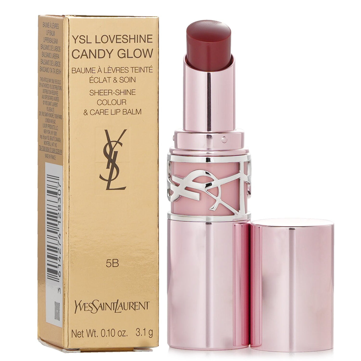 Yves Saint Laurent - YSL LoveShine Candy Glow Lip blam - # 5B Nude Crush - 3.1g