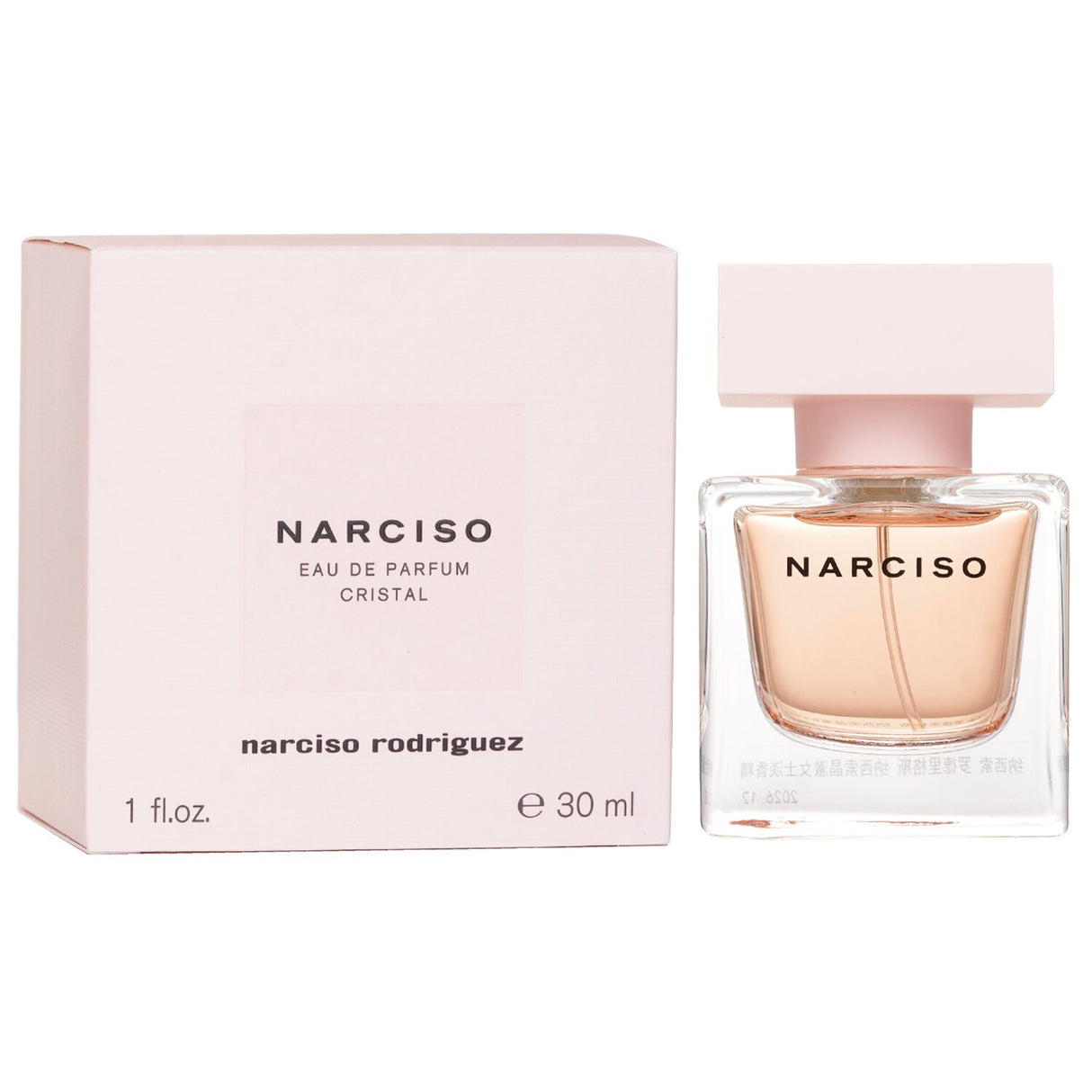 Narciso Rodriguez Narciso Cristal 30ml Eau De Parfum, featuring floral notes, warm musk, and elegant packaging.
