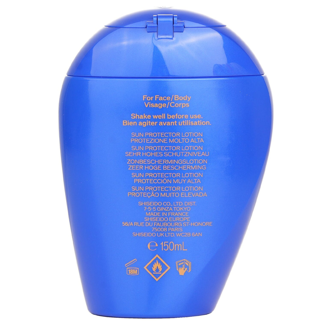 Shiseido Expert Sun Protector Lotion SPF 50 (For Face & Body) 150ml