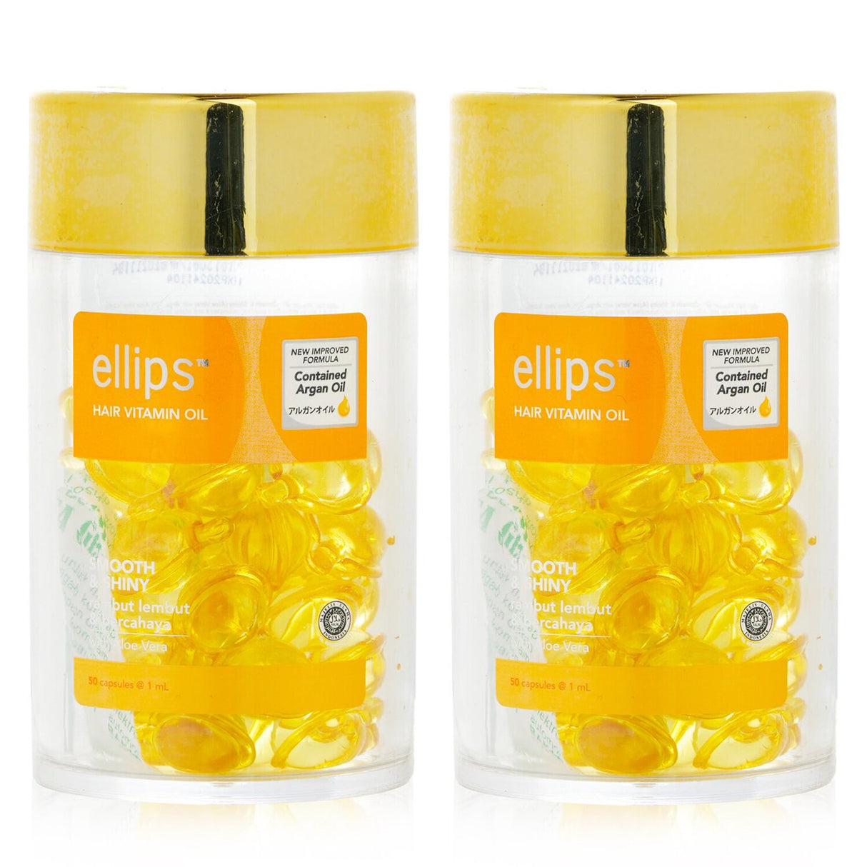 Ellips - Hair Vitamin Oil - Smooth & Shiny Duo Set - 2x50capsules
