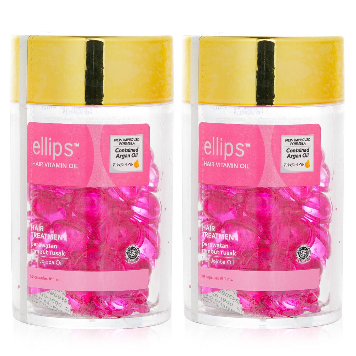 Ellips - Hair Vitamin Oil - Hair Treatment Duo - 2x50capsules